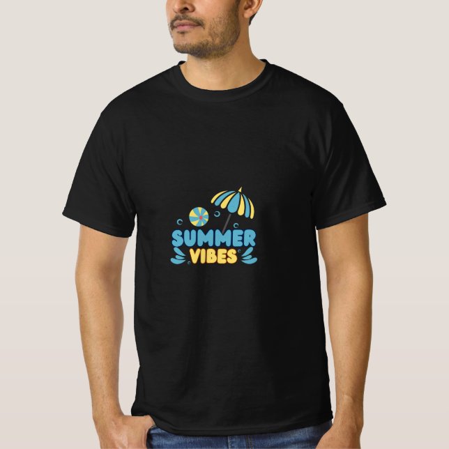T-SHIRT VIBES D'ÉTÉ (Devant)