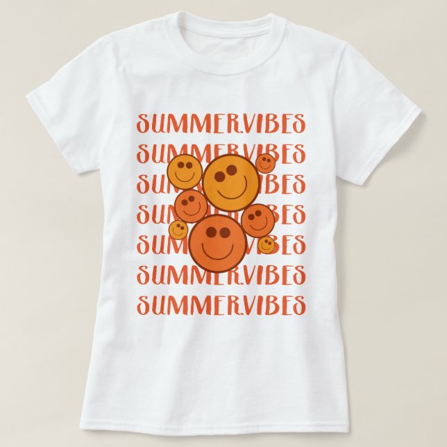T-shirt Vibes d'été (Design devant)