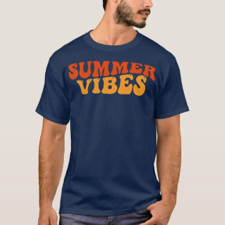 T-shirt Vibes d'été Amusants Summer Beach Sand Surf Citati
