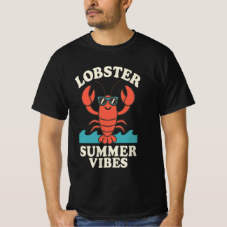 T-shirt Vibes d'été au homard – Joli crabe côtier