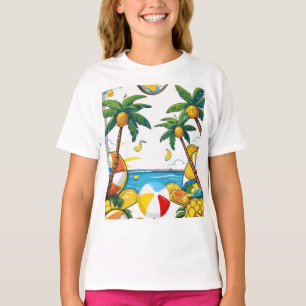 T-shirt Vibes d'été et divertissement extérieur