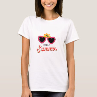 T-shirt Vibes d'été – Journées ensoleillées sur la plage e