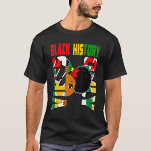 T-shirt Vibes d'histoire noire Uniquement Melanin Princess