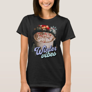 T-shirt Vibes d'hiver Coca chaud
