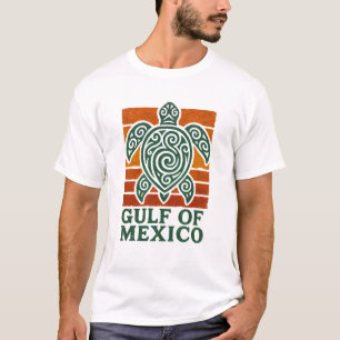 T-shirt Vibes du golfe du Mexique Tortue de mer