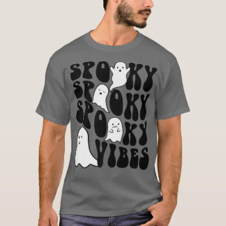 T-shirt Vibes éffrayantes Costume Fantôme Halloween Super