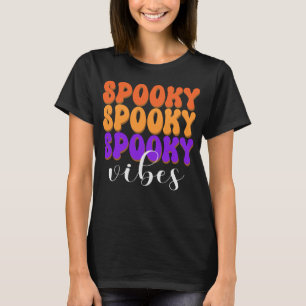 T-shirt Vibes Éffrayantes rétro Super Halloween