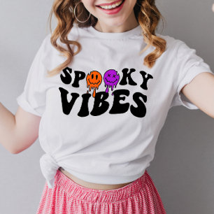 T-shirt Vibes Éffrayantes rétro Super Halloween