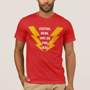 T-shirt Vibes électriques personnalisées avec notre éclair