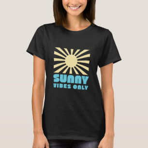 T-shirt Vibes ensoleillées uniquement - Gras Retro Sunshin