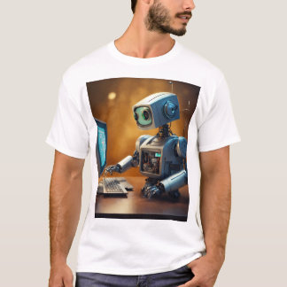 T-shirt Vibes Futuristes •  Conception de Robot •  Inspiré