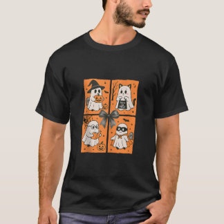 T-shirt Vibes Halloween Drôle Fantôme Fantomatique Maman C