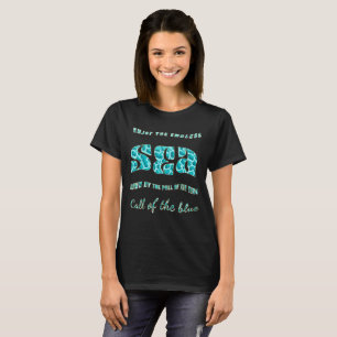 T-shirt Vibes maritimes sans fin Typographie océanique T-s