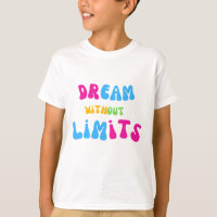 T-shirt Vibes positives de l'enfant Dream without