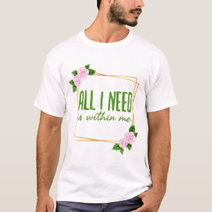 T-shirt vibes positives dire pour la motivation