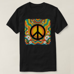 T-shirt Vibes rétro Paix super