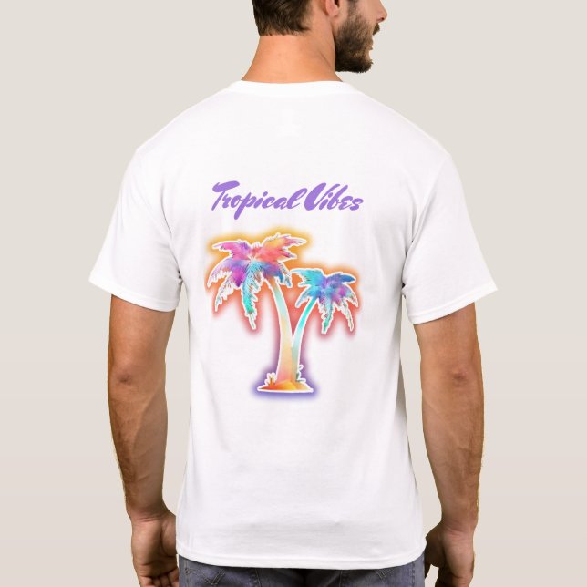 T-shirt Vibes tropicales (Dos)