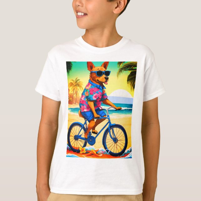 T-shirt Vibes tropicales Canine (Devant)