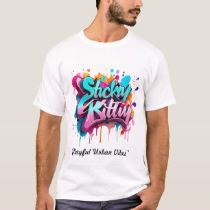 T-shirt "Vibes urbaines joueuses"
