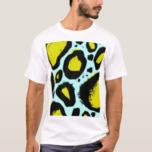 T-shirt Vibrance Léopard : Textures Sauvages Colorées.
