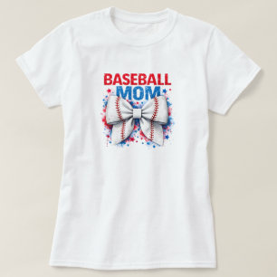 T-shirt Vibrant Baseball Arc MAMA - Joli Jour de Match
