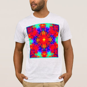 T-shirt Vibrant Couleurs vives Art Motif