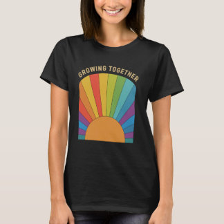T-shirt Vibrant Sun Rays With Motivational Phrase