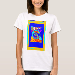 T-shirt Vibrant USA Change : une déclaration audacieuse