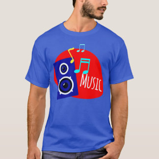 T-shirt Vibrant Vibes de musique cadeau