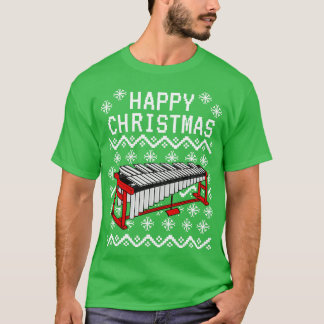 T-shirt Vibraphone Vilain Vibraphoniste de Noël