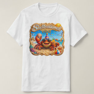T-shirt Vibrations Coquillages – L'Art Joyeux de la Plage 