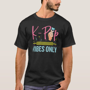T-shirt Vibrations K-Pop Musique Pop Sud-Coréenne Kpop P