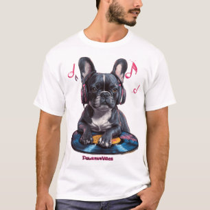 T-shirt Vibrations Positives - Musique Bouledogue Français