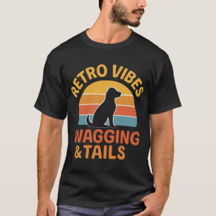 T-shirt Vibrations Rétro, Queue qui Bouge & Pattes