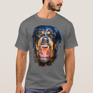 T-shirt Vicious Rottweiler Chien