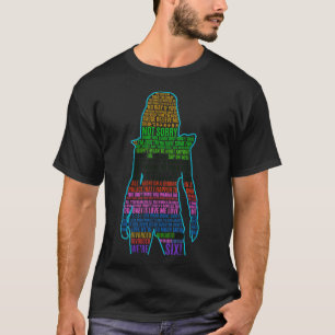 T-shirt Vicki Manser Six Every Alternate Silhouette