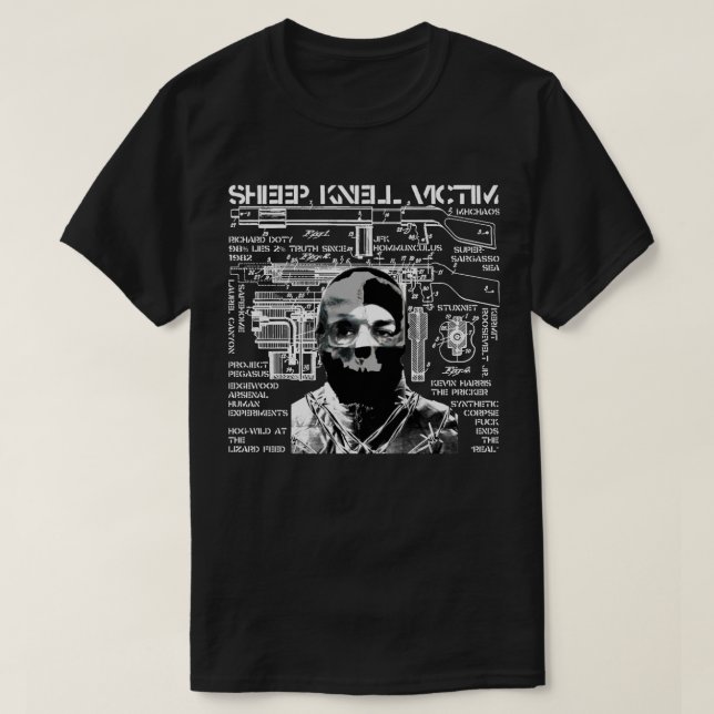 T-shirt Victime de Sheep Knell - Alan S. Tofighi (Design devant)