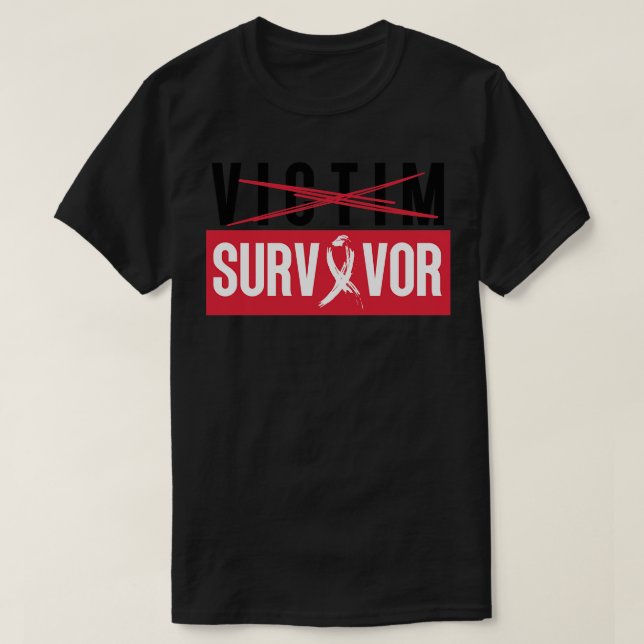 T-shirt Victime du survivant 21 (Design devant)