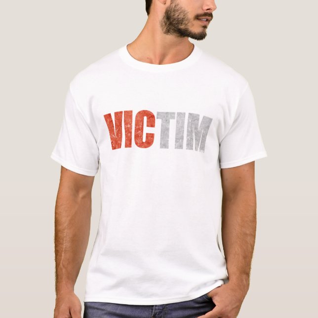 T-shirt Victimology - esprits criminels (avant) (Devant)
