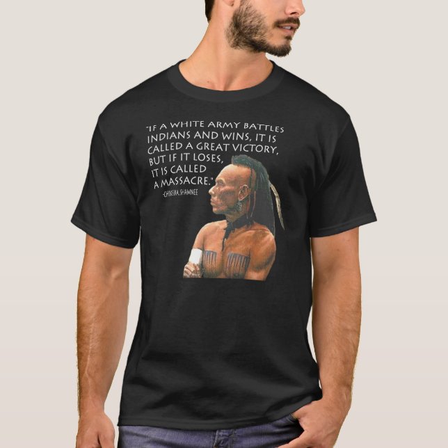 T-shirt Victoire contre le massacre (Devant)