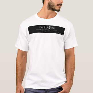 T-shirt Victoire courant la Cie. 26,2 milles de chemise