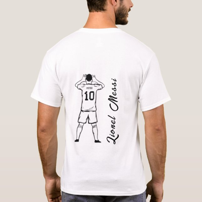 T-shirt victoire de messi lional (Dos)