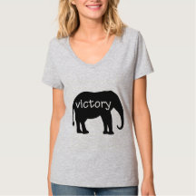 Victoire (en silhouette d'éléphant)