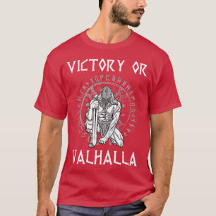 T-shirt Victoire ou Valhalla Viking