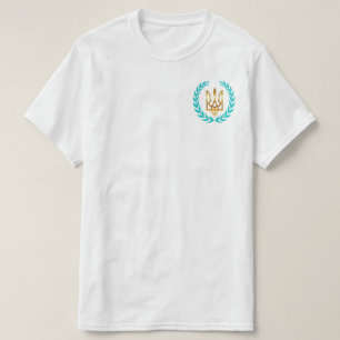 T-Shirt Victoire Ukraine avec Couronne de Laurier