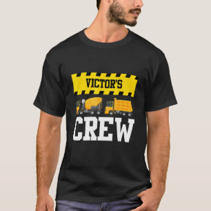 T-shirt Victor Construction Crew Doublon Personnalisé Dump