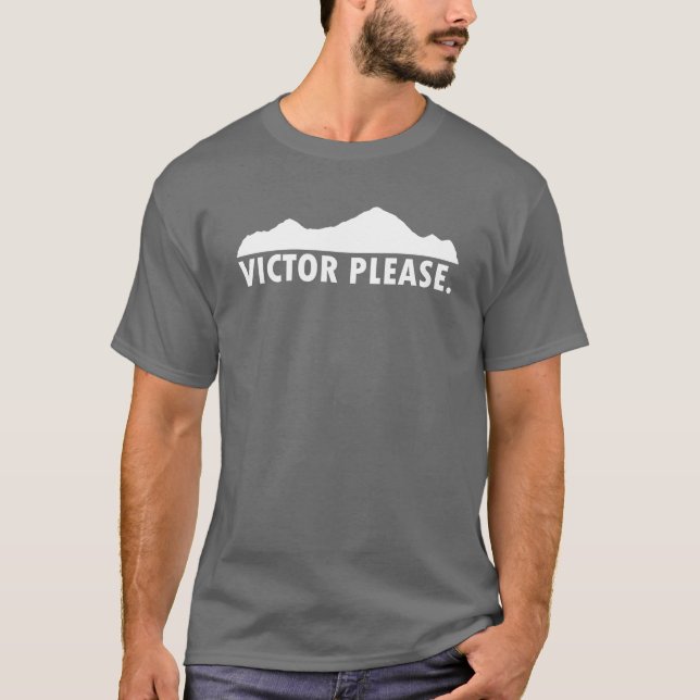 T-shirt Victor Idaho S'Il Vous Plaît (Devant)