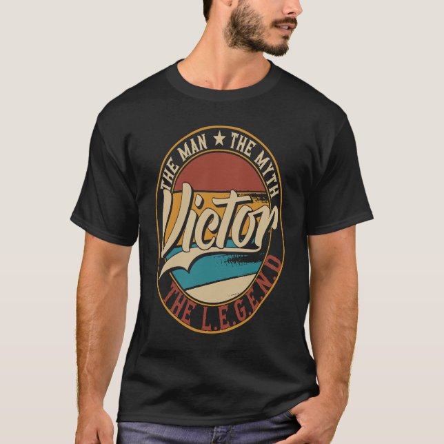 T-shirt Victor L'homme le mythe la légende (Devant)