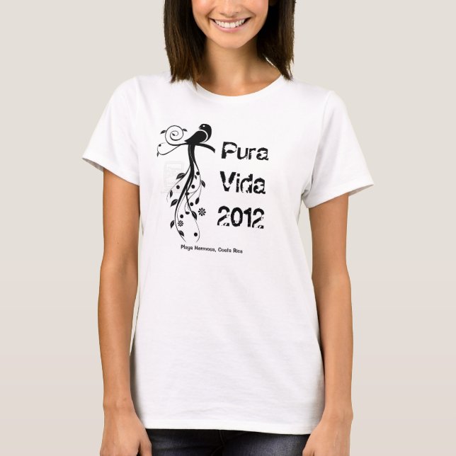 T-shirt Vida 2012 Costa Rica Chemise (Devant)