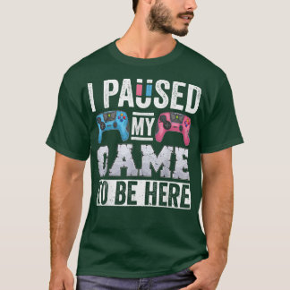 T-shirt Vidéo drôle de joueur révélation de genre j'ai mis